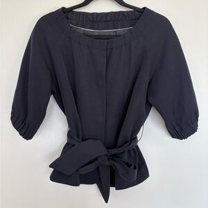 Banana republic snap button tie jacket size 6